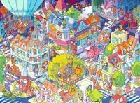 Ravensburger Puzzle 100 Teile Kinder Puzzle XXL Trubel in Chaoshausen 12004262,