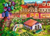 Ravensburger Puzzle 500 Teile Puzzle Kleinstadtidylle 12001829, Puzzleteile