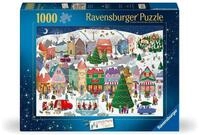 Ravensburger Verlag GmbH Puzzle Weihnachtspuzzle 1000 Teile - Zauberhafte