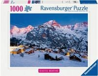 Ravensburger Puzzle Beautiful Mountains, Berner Oberland, M&uuml;rren, 1000...