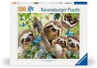 Ravensburger Puzzle Ravensburger Puzzle Faultier Selfie 500 Teile, Puzzleteile