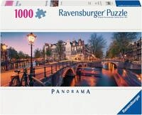 Ravensburger Puzzle Erwachsenenpuzzle 1000 Teile - Abend in Amsterdam, 1000