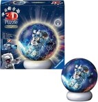 Ravensburger Puzzleball Nachtlicht Astronauten, 72 Puzzleteile, beleuchtet