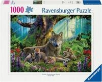 Ravensburger Puzzle W&ouml;lfe im Wald, 1000 Puzzleteile, Made in Germany