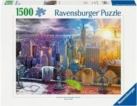 Ravensburger Puzzle New York im Winter und Sommer, 1500 Puzzleteile, Made in...