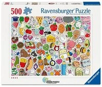 Ravensburger Puzzle Erwachsenenpuzzle 500 Teile - Niedliches Kawaii Chaos,
