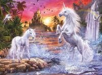 Ravensburger Verlag GmbH Puzzle Einh&ouml;rner am Fluss, Puzzleteile