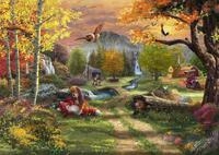 Schmidt Spiele Puzzle 1000 Teile Puzzle Thomas Kinkade Disney Fox and Hound...
