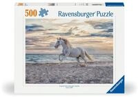 Ravensburger Puzzle Ravensburger Puzzle Pferd am Strand 500 Teile, Puzzleteile