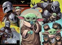Ravensburger Puzzle 100 Teile Kinder Puzzle XXL Star Wars Mandalorian & Grogu