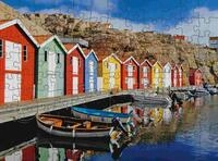 Ravensburger Puzzle 100 Teile Puzzle Feel & Well Bunte H&auml;user in Schweden...