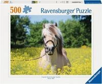 Ravensburger Puzzle Pferd im Rapsfeld, 500 Puzzleteile, Made in Germany
