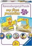 Ravensburger Puzzle Kinderpuzzle 9x2 Teile - Tierische Baustelle, Puzzleteile