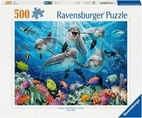 Ravensburger Puzzle Delfine im Korallenriff, 500 Puzzleteile, Made in Germany