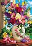 Schmidt Spiele Puzzle 1000 Teile Puzzle Blumenbouquet 58888, Puzzleteile