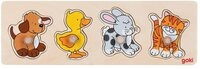 Gollnest & Kiesel Puzzle Steckpuzzle Hund, Ente,..., Puzzleteile