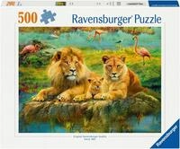 Ravensburger Puzzle L&ouml;wen in der Savanne, 500 Puzzleteile, Made in Germany