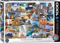EUROGRAPHICS Puzzle Eurographics 6000-0751 - Globetrotter Welt, Puzzle, 1.000...