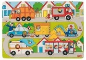Gollnest & Kiesel Puzzle Goki 57474 - Hintergrundbildpuzzle Auf der Stra&szlig;e,