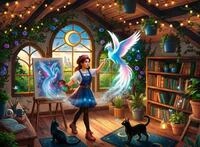 Ravensburger Puzzle 500 Teile Puzzle Magisches Atelier 12001828, Puzzleteile