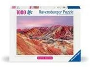 Ravensburger Puzzle Erwachsenenpuzzle 1000 Teile - Regenbogenberge, China, 1000