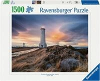 Ravensburger Puzzle Magische Stimmung &uuml;ber dem Leuchtturm von Akranes, Island,...
