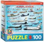 EUROGRAPHICS Puzzle Eurographics 6100-0086 - Flugzeuge, Puzzle, 100 Teile,