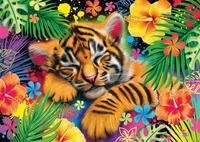 Schmidt Spiele Puzzle 1000 Teile Puzzle Tiger-Welpe 58889, Puzzleteile
