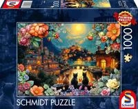 Schmidt Spiele Puzzle 1000 Teile Puzzle Trio im Mondlicht 58897, Puzzleteile
