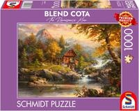 Schmidt Spiele Puzzle Blend Cota, Sommerhaus, 1000 Puzzleteile, Made in Germany