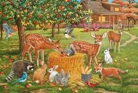 Schmidt Spiele Puzzle 200 Teile Kinder Puzzle Tierpicknick 56589, Puzzleteile