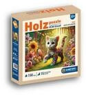 HCM KINZEL Puzzle Holzpuzzle - Katze im Garten 150 Teile, 150 Puzzleteile