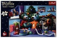 Trefl Puzzle Puzzle 100 - Weihnachten der Familie Treflik, 199 Puzzleteile