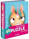 Oetinger Puzzle Einh&ouml;rner. Puzzle im Buch, 100 Puzzleteile