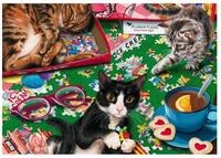 BLUEBIRD Puzzle BLUEBIRD Puzzle Katzenpuzzle 1000 Teile, Puzzleteile