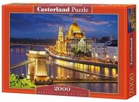 Castorland Puzzle D&auml;mmerung in Budapest Puzzle 2000 Teile, Puzzleteile