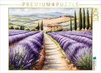 CALVENDO Puzzle CALVENDO Puzzle Lavendelfelder in der Toscana, 1000 Teile