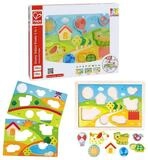 Hape Puzzle Hape Kinderpuzzle Sonnental 3in1, Puzzleteile