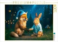 CALVENDO Puzzle CALVENDO Puzzle Fuchs und Hase sagen sich gute Nacht, 1000 Teile