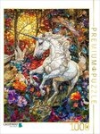 CALVENDO Puzzle CALVENDO Puzzle Einhorn rennt auf einer farbenfrohen...