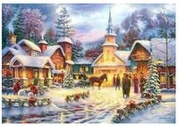 Castorland Puzzle Puzzle Snowy Christmas Village 1500 Teile, Puzzleteile