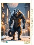CALVENDO Puzzle CALVENDO Puzzle Werwolf auf der Pirsch bei Vollmond, 1000 Teile