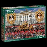 Jumbo Spiele GmbH Puzzle The Queens Platinum Jubilee - 1000 Teile, Puzzleteile