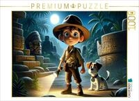 CALVENDO Puzzle CALVENDO Puzzle Mysterien im Mondlicht: Max und Buddys...