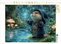 CALVENDO Puzzle CALVENDO Puzzle Magischer Otter im Zauberwald, 1000 Teile