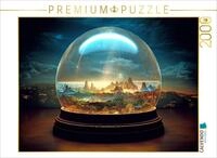 CALVENDO Puzzle CALVENDO Puzzle Berglandschaft in einer Glaskugel, 500 Teile