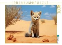 CALVENDO Puzzle CALVENDO Puzzle W&uuml;stenfuchs Fennek Jungtier, 500 Teile...