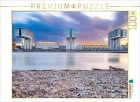 CALVENDO Puzzle CALVENDO Puzzle Der Rheinauhafen kurz nach Sonnenuntergang, 1000