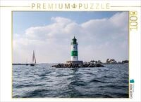 CALVENDO Puzzle CALVENDO Puzzle Leuchtrum mit der Lotseninsel Schleim&uuml;nde, 1000