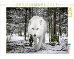 CALVENDO Puzzle CALVENDO Puzzle John der wei&szlig;er Wolf, 1000 Teile Lege-Gr&ouml;&szlig;e...